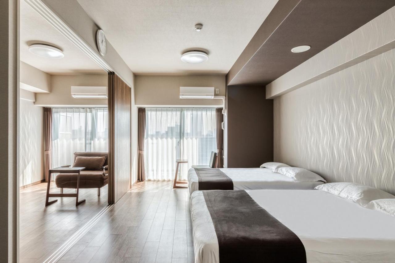 Ostay Shin-Osaka Hotel Apartment Exterior foto